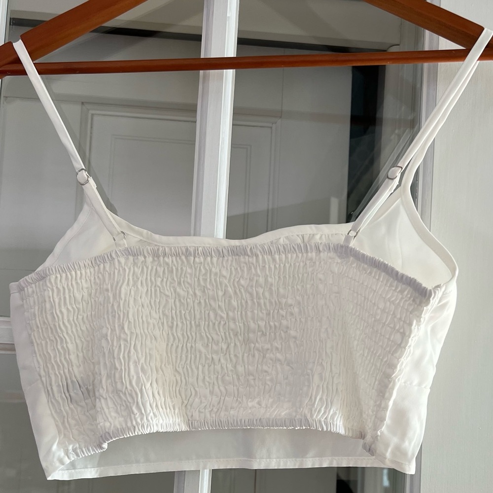 White Boho Cami & Skirt Two Piece Set, NWT Size 6 LAST ONE! - Picture 6 of 7